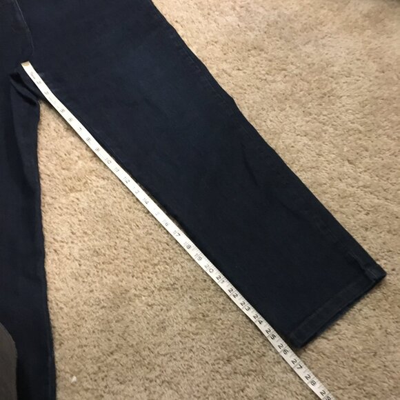 Vintage Allison Daley Stretchy Waist Mom Dark Blue Jeans - Picture 16 of 16